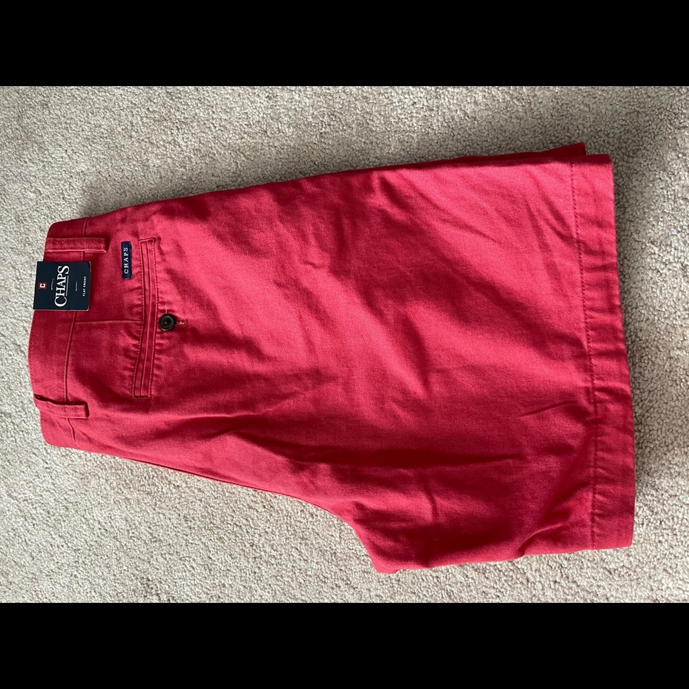 NWT Men’s Chaps Red Shorts - Size 36